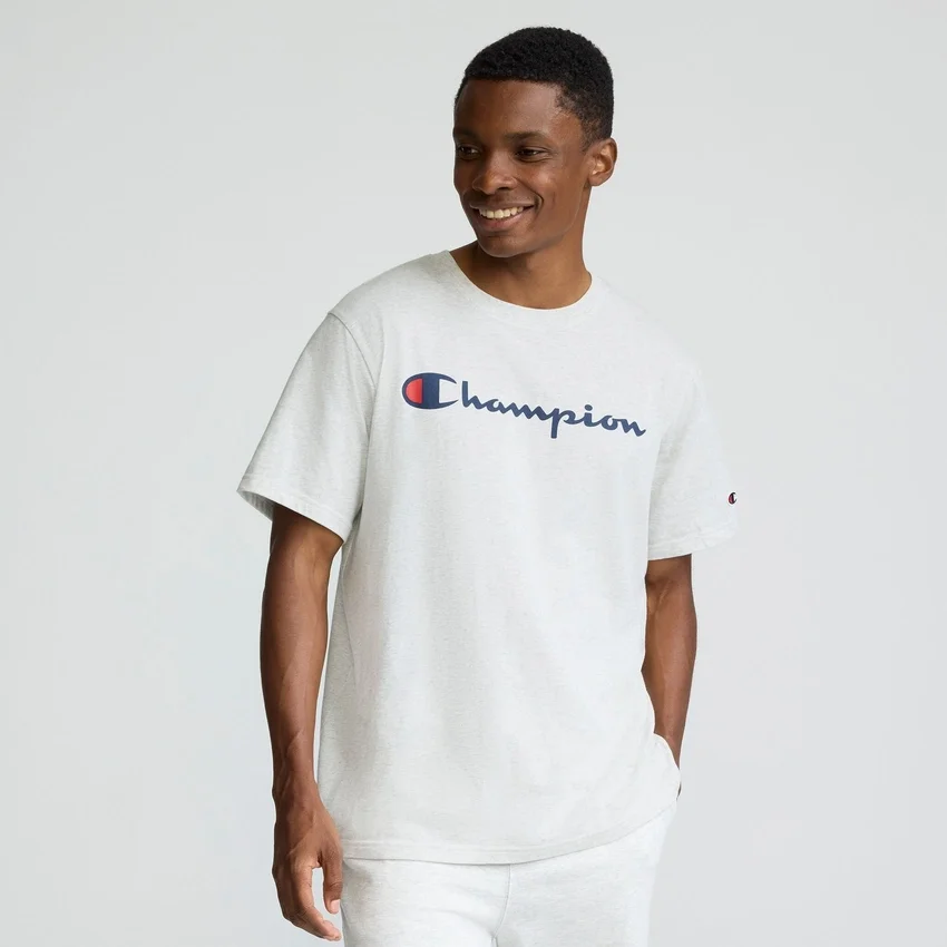 T-shirt graphique classique, Script Logo