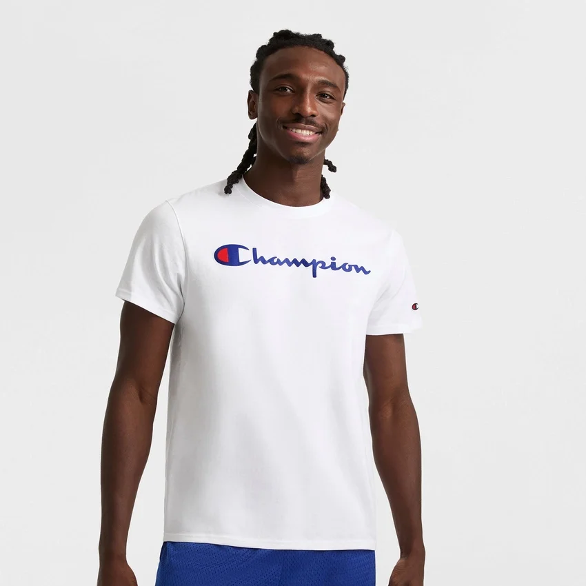 T-shirt graphique classique, Script Logo