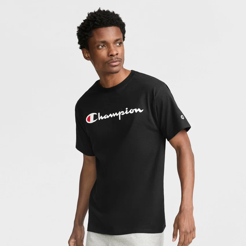 T-shirt graphique classique, Script Logo