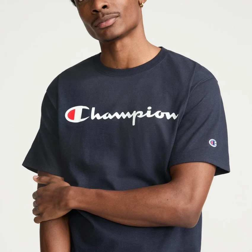 T-shirt graphique classique, Script Logo