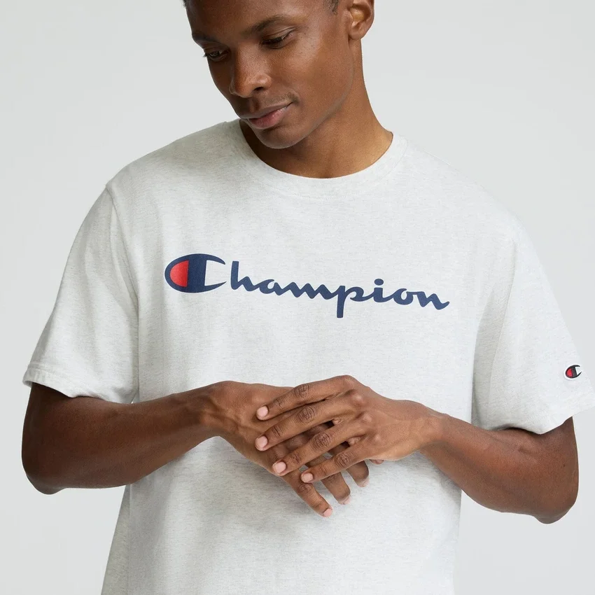 T-shirt graphique classique, Script Logo