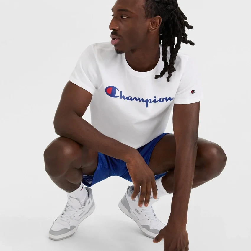 T-shirt graphique classique, Script Logo