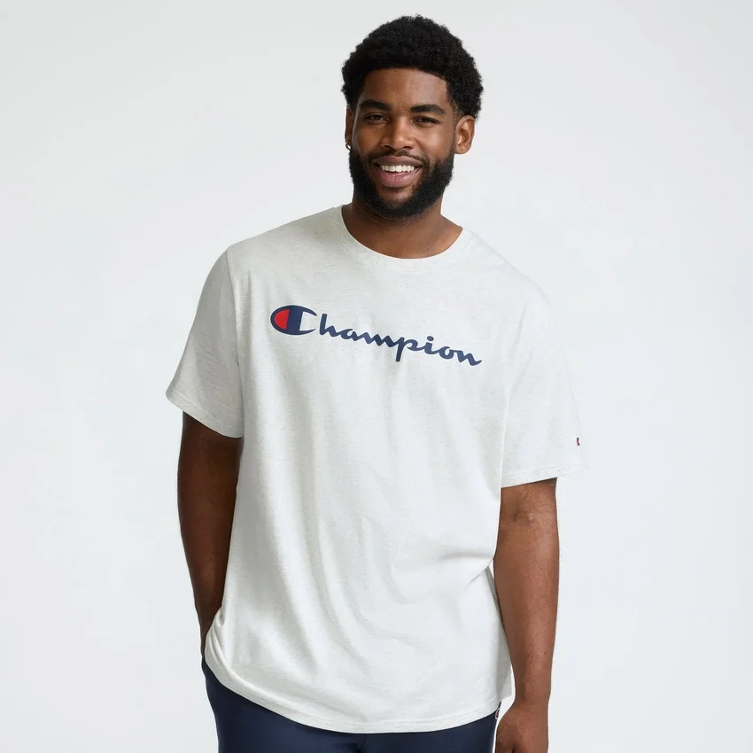 T-shirt graphique classique, Script Logo – Grandes tailles