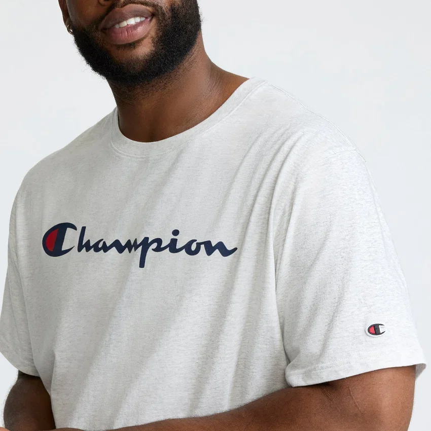 T-shirt graphique classique, Script Logo – Grandes tailles