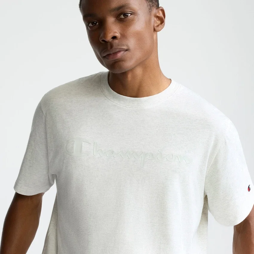 T-shirt graphique classique, Script Logo ton sur ton