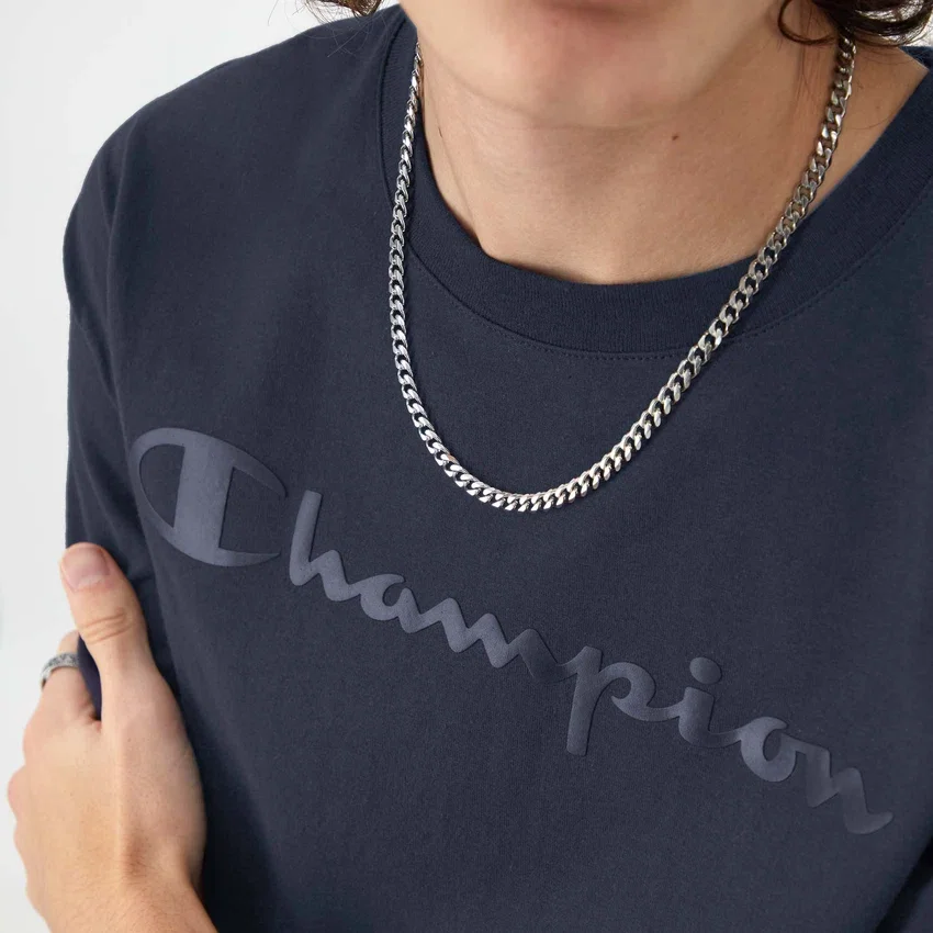 T-shirt graphique classique, Script Logo ton sur ton