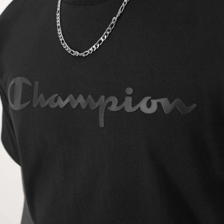 T-shirt graphique classique, Script Logo ton sur ton
