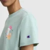 T-shirt à motif « C » floral en maille, C Logo