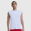 T-shirt musclé à col rond Sport, Script Logo